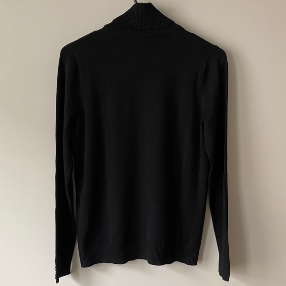 Joseph A. Black Turtleneck Petite Small NWT - Picture 9 of 9